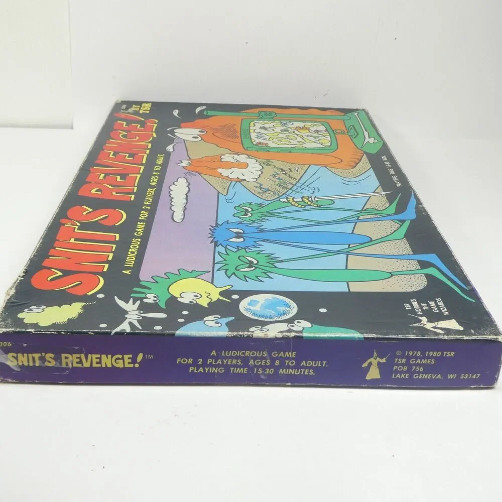 Snit’s Revenge TSR Board Game Vintage 1980 AS IS